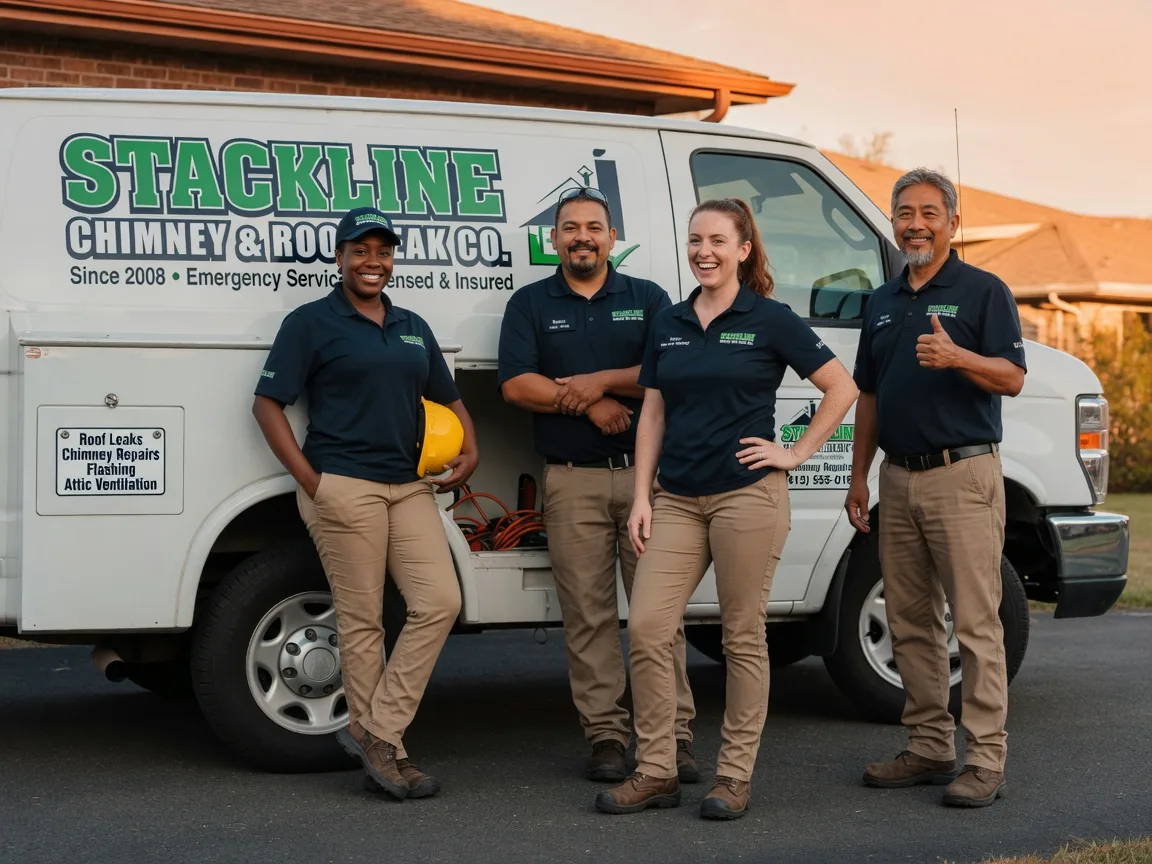 Chimney flashing repair company in Wilmore, KS